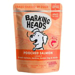 Barking Barking Heads 狗濕糧 無穀物食用濕包 三文魚 300g 300g  正面圖