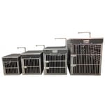 Solidpet蘇力 Solidpet蘇力 寵物籠 貓籠狗籠 ABS板固定飛機籠 無輪款 三號   正面圖