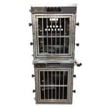 Solidpet蘇力 Solidpet蘇力 寵物籠 貓籠狗籠 ABS板折疊飛機籠組合 無輪款 一號   正面圖