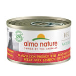 Almo Almo Nature 狗罐頭 HFC Natural 牛肉+火腿 95g 95g  正面圖