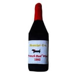 Doggie Doggie Goodie 狗玩具 酒類系列 紅酒   正面圖