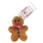 Doggie Doggie Goodie 狗玩具 聖誕系列 薑餅人鎖匙扣   正面圖