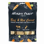 Nordic Nordic Feast 凍乾貓狗小食 牛肉+紅蘿蔔 58g 58g  正面圖
