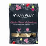 Nordic Nordic Feast 凍乾貓狗小食 雞胸+小紅莓 58g 58g  正面圖