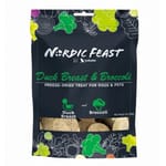 Nordic Nordic Feast 凍乾貓狗小食 鴨胸+西蘭花 58g 58g  正面圖