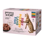 PRIMACAT PRIMACAT 貓濕糧 無穀物混味雜錦盒 85g*12 85g 正面圖