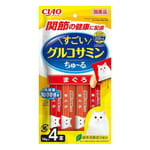 CIAO CIAO 肉泥 貓零食 1000億個乳酸菌 關節健康配慮 金槍魚 14g 4本入 14g  正面圖