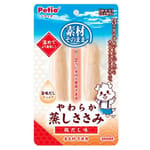 Petio Petio 狗零食 原汁原味 雞湯味原條蒸雞柳肉 2條裝   正面圖