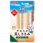 Petio Petio 狗零食 原汁原味 野菜湯味原條蒸雞柳肉 2條裝   正面圖