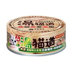 湯貓道 湯貓道 貓罐頭 主食罐 鮪魚+雞肉 82g 82g 正面圖
