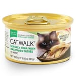 CATWALK CATWALK 貓主食罐 吞拿魚 + 鳀魚 Tuna with Anchovies Entrée 80g 80g  正面圖