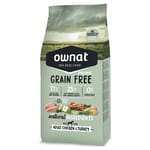 ownat ownat 狗糧 成年犬糧 放牧雞肉與火雞 大顆粒 3kg 3kg 正面圖