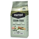 ownat ownat 狗糧 成年犬糧 放牧雞肉與火雞 大顆粒 12kg 12kg  正面圖