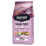 ownat ownat 全齡貓糧 放牧雞⾁與火雞 已絕育, 體重管理配⽅ 8kg 8kg  正面圖