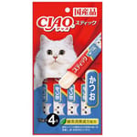 CIAO CIAO 貓零食 日本啫喱滋味棒 かつお 鰹魚味 60g 60g  正面圖
