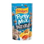 Friskies喜躍 Friskies喜躍 Party Mix Crunch 貓零食 貓脆餅 龍蝦+芝士通粉 6oz 6oz  正面圖