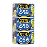 CIAO CIAO 貓罐頭 とろみ 金槍魚及鰹魚節味 140g 3罐入 140g  正面圖