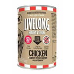 LIVELONG LIVELONG 狗罐頭 無穀物雞肉+甜薯 362g 362g  正面圖