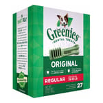 Greenies Greenies 狗零食 Original Regular 潔齒骨 標準犬用 27支 27oz 27oz 犬用 正面圖
