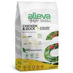alleva alleva 草本呵護完整配方貓乾糧 成貓 雞鴨 1.5kg 5kg  正面圖