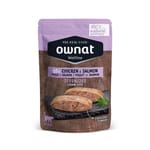 OWNAT OWNAT 貓濕糧 放牧雞肉與三文魚 絕育配方 85g 85g  正面圖