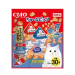 CIAO CIAO 貓零食 日本軟心零食粒 雞肉+金槍魚+鰹魚味 12g 30袋入 12g  正面圖