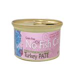 No No Fish Cat不吃魚的貓 貓罐頭 主食罐 火雞肉醬 85g 85g 正面圖