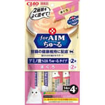 CIAO CIAO 肉泥 貓零食 腎臓健康維持 for AIM 金槍魚味 14g 4本袋裝 14g  正面圖