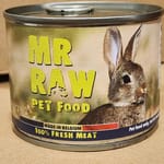 MR MR RAW 純天然罐頭 兔肉配方 200g 200g  正面圖