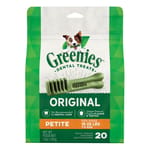 Greenies Greenies 狗零食 Original Petite 潔齒骨 迷你犬用 20支 12oz 10272502 12oz 犬用 正面圖