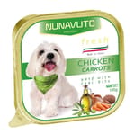 NUNAVUTO NUNAVUTO 狗罐頭 鋁製餐盒 雞+菜 100g 100g  正面圖