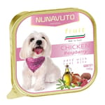 NUNAVUTO NUNAVUTO 狗罐頭 鋁製餐盒 雞肉+紅莓 100g 100g  正面圖