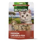 Nutreats Nutreats 貓零食 紐西蘭凍乾雞肉+魚+青口 50g 50g  正面圖