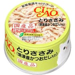 CIAO CIAO 貓罐頭 鰹魚高湯+雞柳味 85g 85g  正面圖