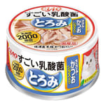 CIAO CIAO 貓罐頭 2000億乳酸菌 鰹魚銀魚味 80g 80g 正面圖