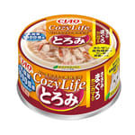 CIAO CIAO 貓罐頭 CozyLife 金槍魚及蟹棒味 80g 80g 正面圖
