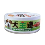 犬王道 犬王道 狗罐頭 無穀全肉罐 紐西蘭草飼牛 82g 82g  正面圖