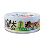 犬王道 犬王道 狗罐頭 新鮮全肉主食罐 草飼牛+田園雞 82g 82g  正面圖