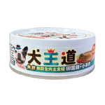 犬王道 犬王道 狗罐頭 新鮮全肉主食罐 田園雞+小羊肉 82g 82g  正面圖