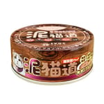 泥貓道 泥貓道 貓罐頭 副食罐 鮪魚+雞肉+蝦 82g 82g 正面圖