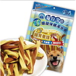 每日潔 每日潔 雙色螺旋保健潔牙骨 袋裝 腸胃養護 草飼牛+起司 300g 300g 正面圖