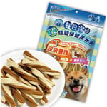 每日潔 每日潔 雙色螺旋保健潔牙骨 袋裝 皮膚養護 羊肉+雞肉 300g 300g 正面圖