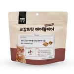 Nyangssaem Nyangssaem 貓零食 毛球控制夾心潔齒餅 海鮮味 49g 49g  正面圖