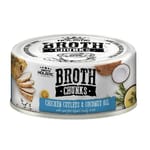 Absolute Absolute Holistic 貓狗罐頭 厚切雞塊+椰子油 80g 80g  正面圖