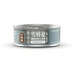 ⽑爪村 ⽑爪村 雪鱘龍機能紓壓 主食貓罐頭 肉絲系列 鮮嫩雞+綠貽⾙ 80g 80g  正面圖