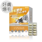 毛孩寶 毛孩寶 膚⽑雙效爆⽑膠囊 50粒裝 50粒  正面圖