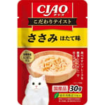CIAO CIAO 貓零食 特製濕糧包 雞柳扇貝味 30g 30g  正面圖