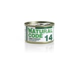 Natural Natural Code 貓罐頭 吞拿⿂ & 蔬果 Tuna & Vegetables 85g 85g  正面圖