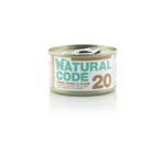 Natural Natural Code 貓罐頭 吞拿⿂ & ⾖ & 海藻 Tuna & Beans & Seaweeds 85g 85g  正面圖
