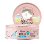 O'cheers O'cheers 歡樂城市 營養滴精無膠主食貓罐頭 鮭魚 x 雞精  80g 80g  正面圖